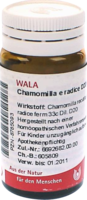 Chamomilla e Radice D 20 Globuli